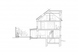 projet architecture studio  téré coupe dessin graphique 
